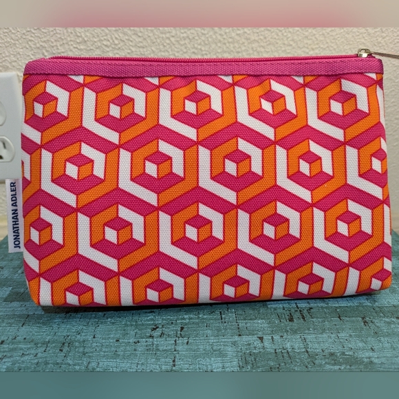 2/$18 Jonathan Adler Clinique Makeup Bag - Picture 1 of 8